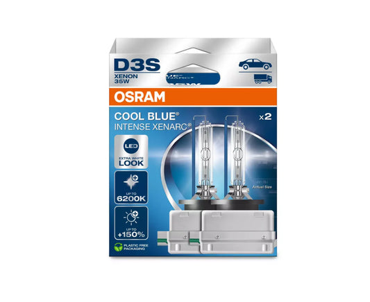D3S OSRAM 66340CBN COOL BLUE INTENSE NEXT GEN HID XENON BULBS (2 PACK)